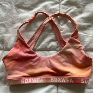 White Fox sports bra